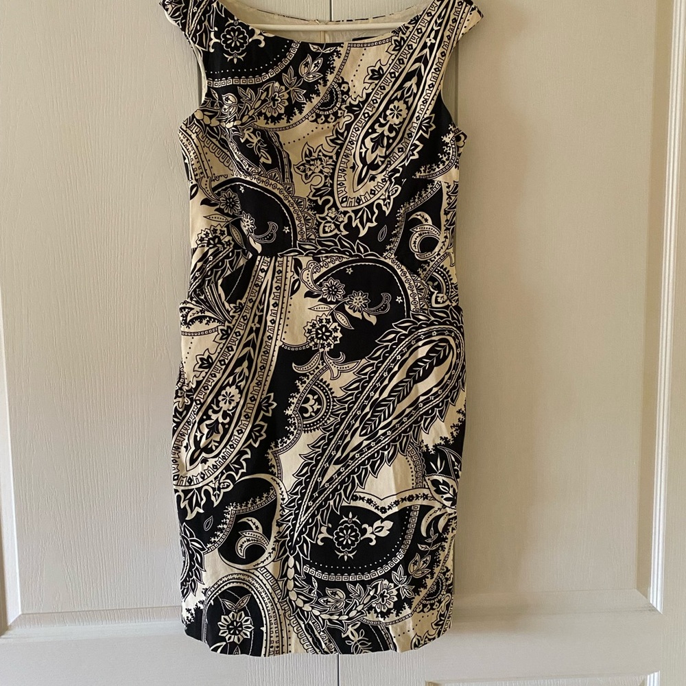 Pattern shift dress. Lovely for work